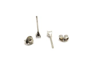 pendientes oro 18k con piedra con circonita