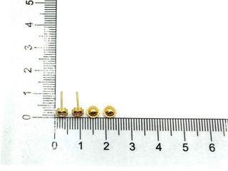 pendientes oro 18k con piedra con circonita