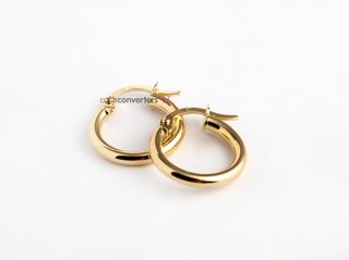 argollas oro 18k