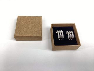 pendientes plata 925mm con piedra con circonita