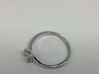 anillo plata 925mm con piedra con circonita