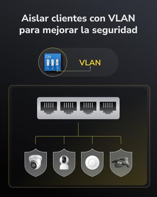 Cudy Switch PoE+ Gigabit Ethernet No Gestionado