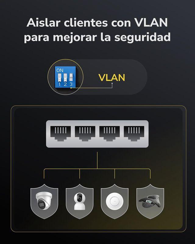 Cudy Switch PoE+ Gigabit Ethernet No Gestionado