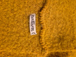 Fular Natura mostaza suave 70x70