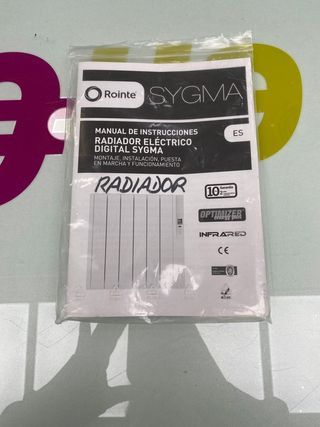 Radiador Electrico Rointe SYGMA SHORT 1300 W - 13 Elementos