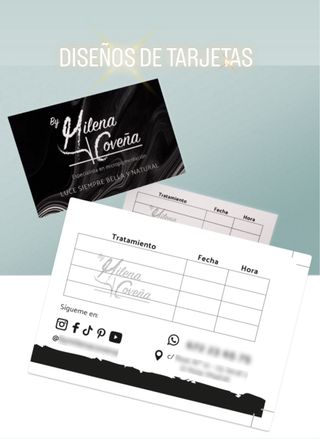 Currículum con edición fotográfica, tarjetas, inv