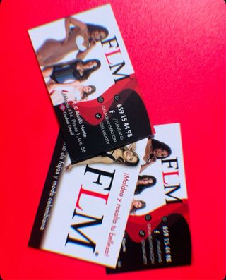 Currículum con edición fotográfica, tarjetas, inv