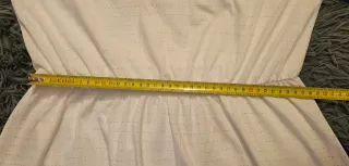 Vestido blanco calado corto