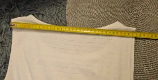 Vestido blanco calado corto