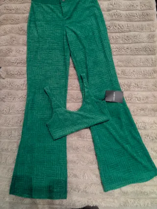 Set Top + Pantalón Verde