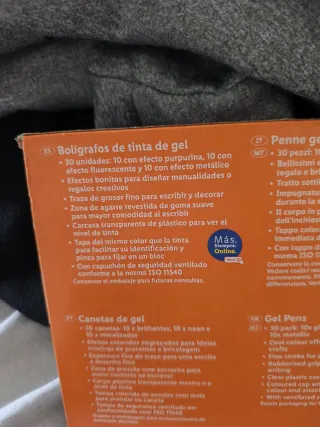 30 Bolígrafos de Tinta Gel