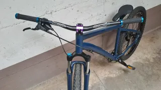 Rockrider ST 520 27.5 M wheelie