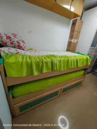 Cama nido juvenil sin daños