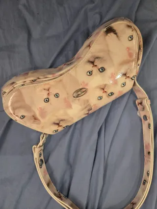 Bolso Diesel Gatitos Blanco Rosa