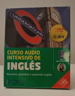 Curso Inglés PONS Libro + 4 CDs A1-B1