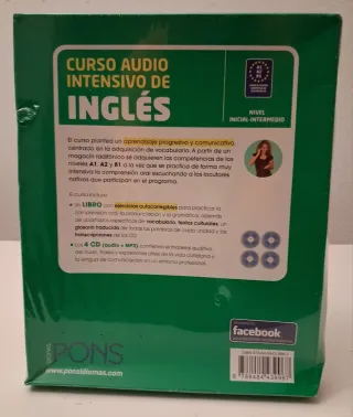 Curso Inglés PONS Libro + 4 CDs A1-B1