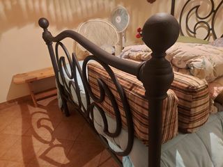 Letto matrimoniale ferro battuto