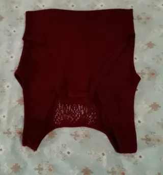 Body Stradivarius Granate Encaje