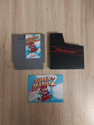 Cartuccia Super Mario Bros 2 NES + Manuale (Spagnolo)