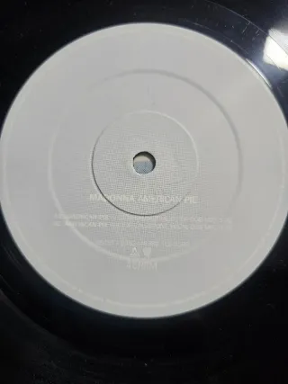Vinilo 12" Madonna American Pie