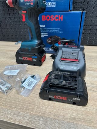 Bosch gdx 18v-200 + 5,5ah y 4ah ultima unidad