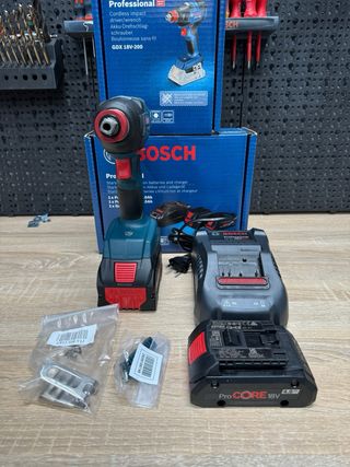 Bosch gdx 18v-200 + 5,5ah y 4ah ultima unidad