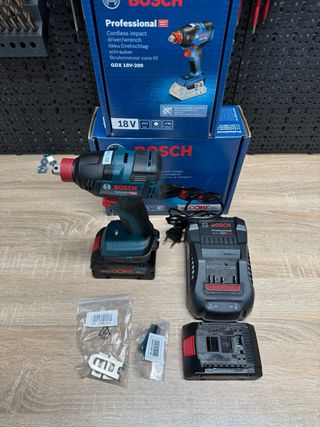 Bosch gdx 18v-200 + 5,5ah y 4ah ultima unidad