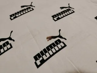 Camiseta Puma Hombre Blanca Estampada