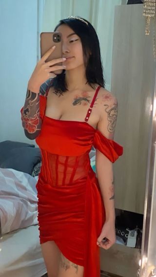 PRECIO NEGOCIABLE - Vestido rojo fiesta