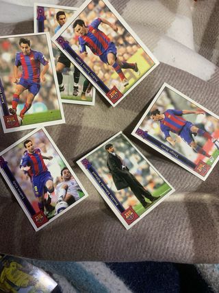 Lote Cromos Barcelona MundiCromo 2005-2006