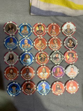 Lote Tazos WWE Chipz