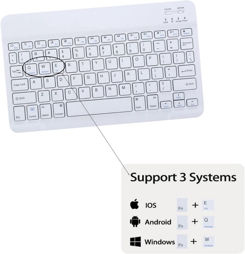 NUEVO! Funda Teclado Samsung Galaxy Tab A11+/A9+ afbeelding 5