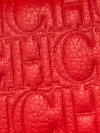 Cartera CH Piel Roja