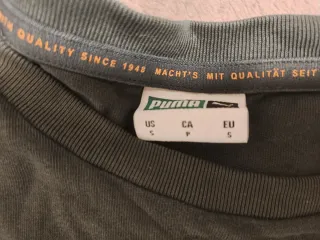 Camiseta Puma hombre verde y naranja