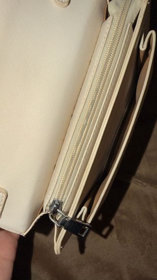 Bolso Prada Beige y Blanco