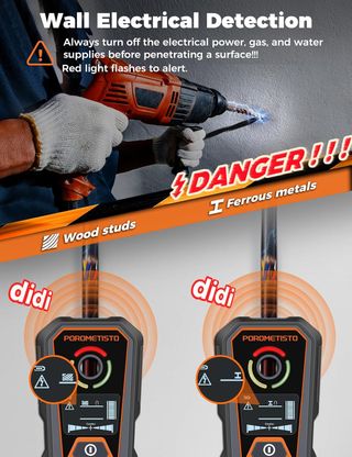 DSF02 Detector de Pared de cables y metales