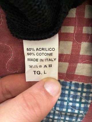 Felpa Ficko Grigio L Uomo Nuova con Cartellino