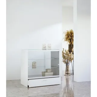 Mostrador Vitrina Blanco 90x50x90 cm