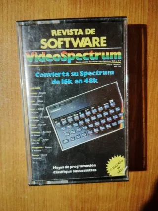 Lote 7 Cintas Spectrum Revista Software