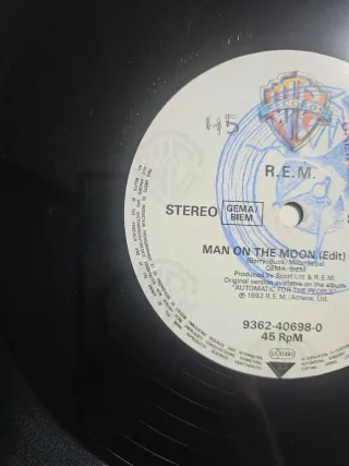 Vinilo R.E.M. Man on the Moon 12 Pulgadas