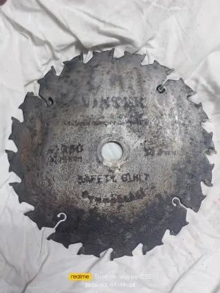 Disco de sierra VINTER 250mm 20 dientes