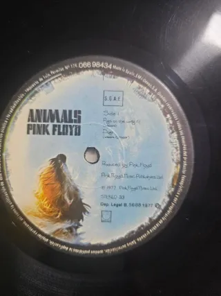 Pink Floyd Animals Vinilo LP 12 pulgadas