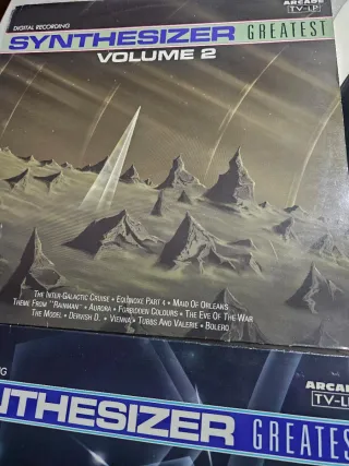 Vinilos Synthesizer Greatest Vol. 1 y 2