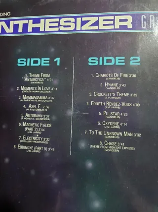 Vinilos Synthesizer Greatest Vol. 1 y 2