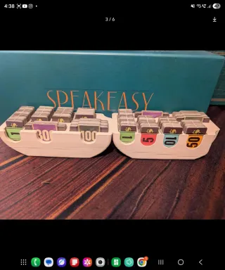 Pack de bandejas y organizador de juego Speakeasy