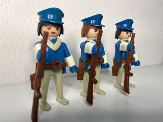 Playmobil Soldados Vintage con Rifles (3 uds)