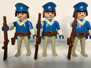 Playmobil Soldados Vintage con Rifles (3 uds)