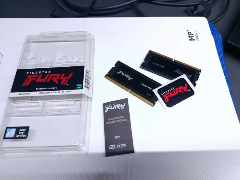 Kingston Fury DDR5 32GB (2x16GB) SO-DIMM 4800MT/s