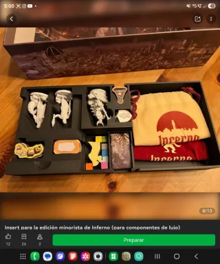 Inserto Inferno (componentes de lujo)