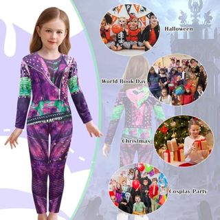 Dress Up Descendientes del Mal B0F5Q1G1 Nuevo (talla 8-10 años) (con peluca)